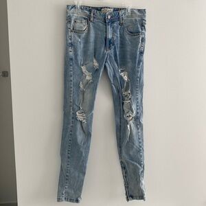 Hyper Denim Men’s blue distressed jeans - size 32